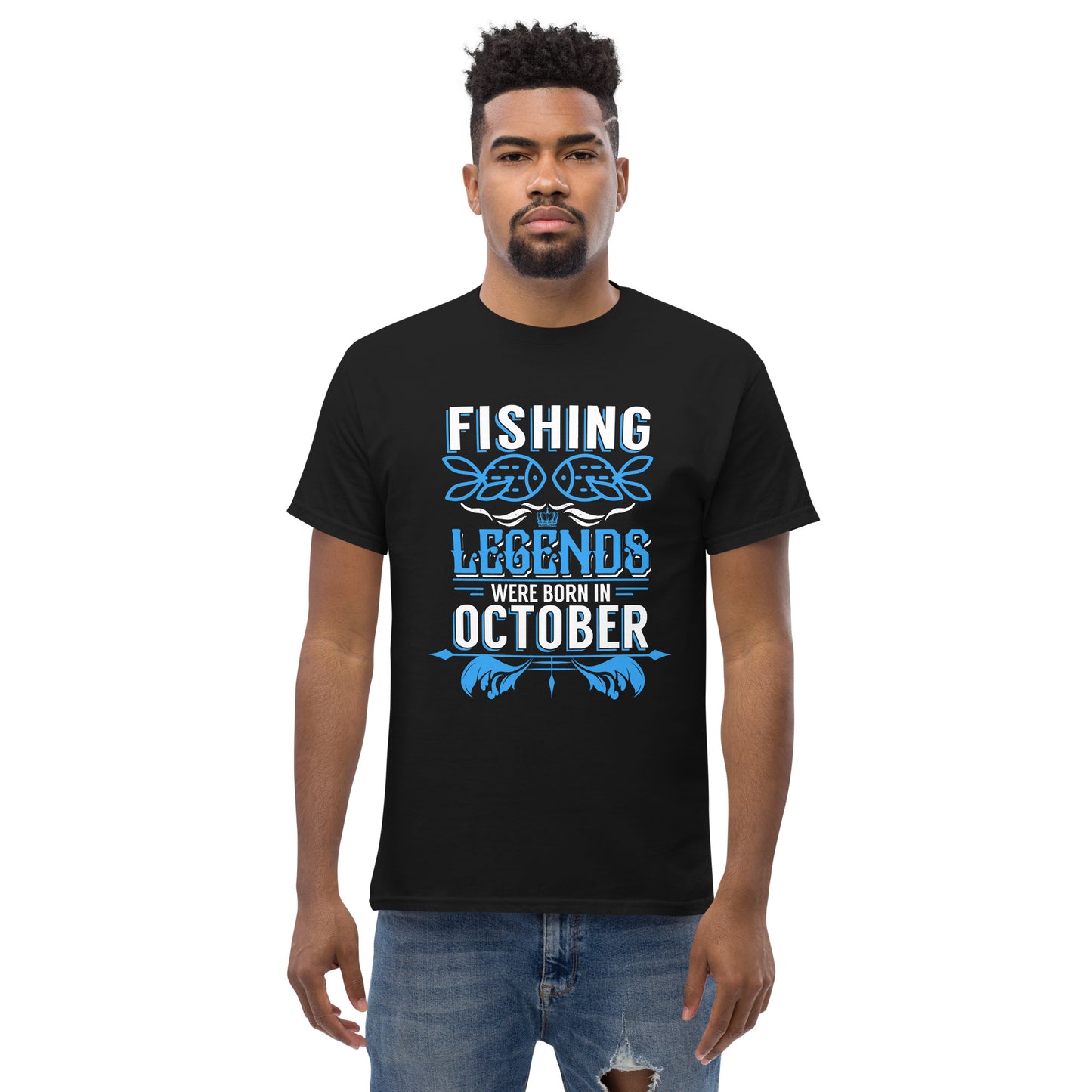 Fishing Legends Were Born In October T-Shirt