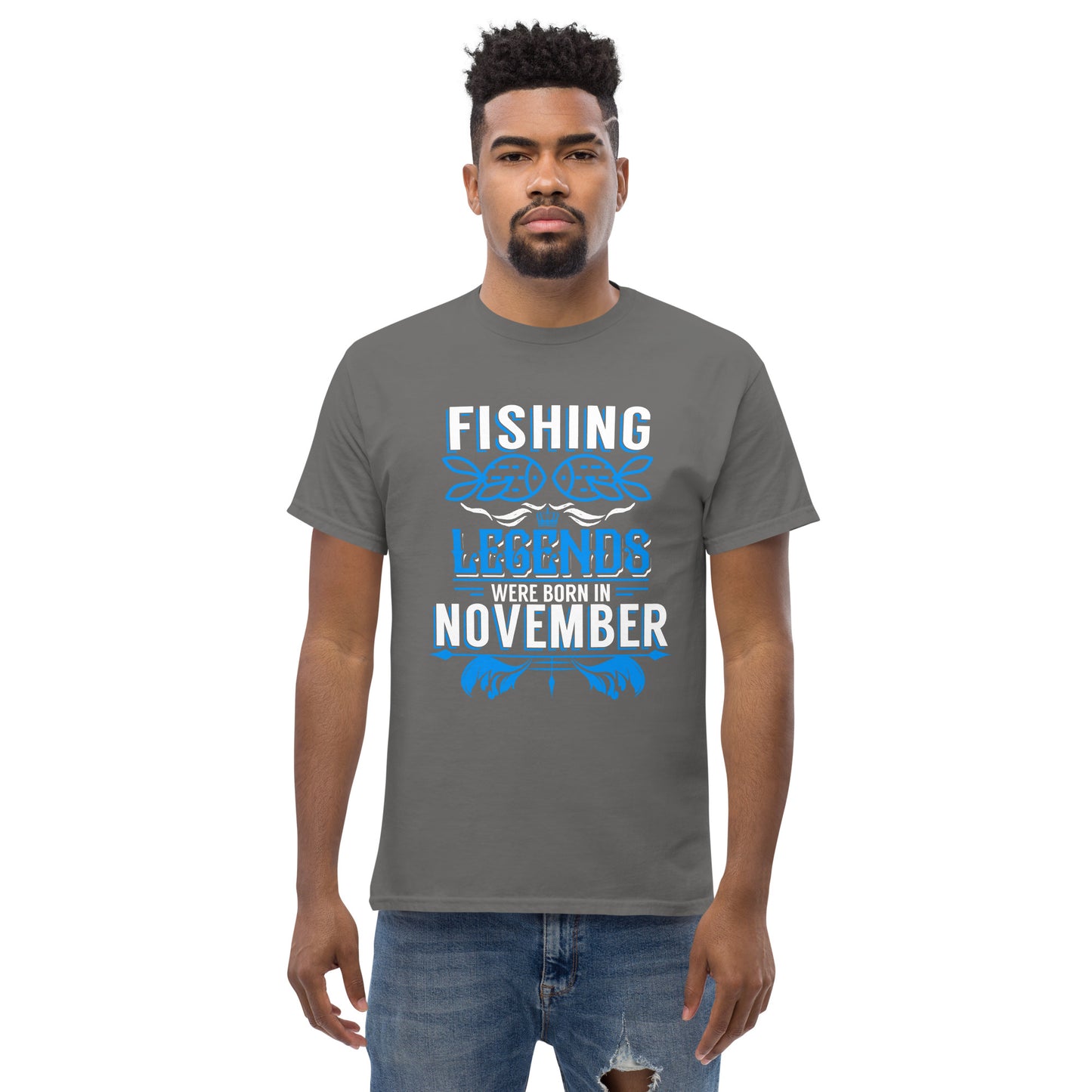 Fishing Legends Were Born In November T-Shirt