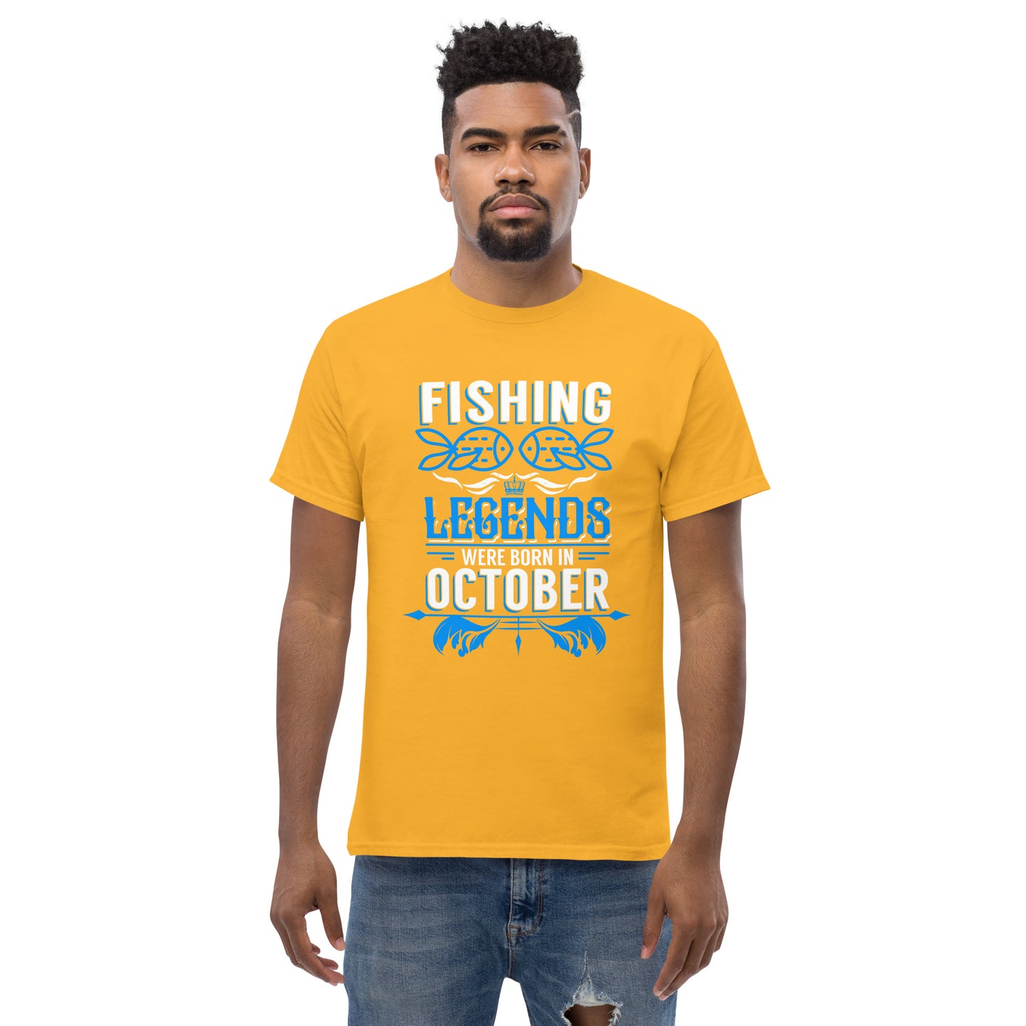Fishing Legends Were Born In October T-Shirt