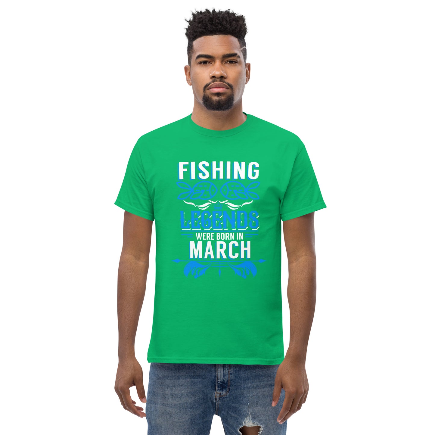 Fishing Legends Were Born In March T-Shirt