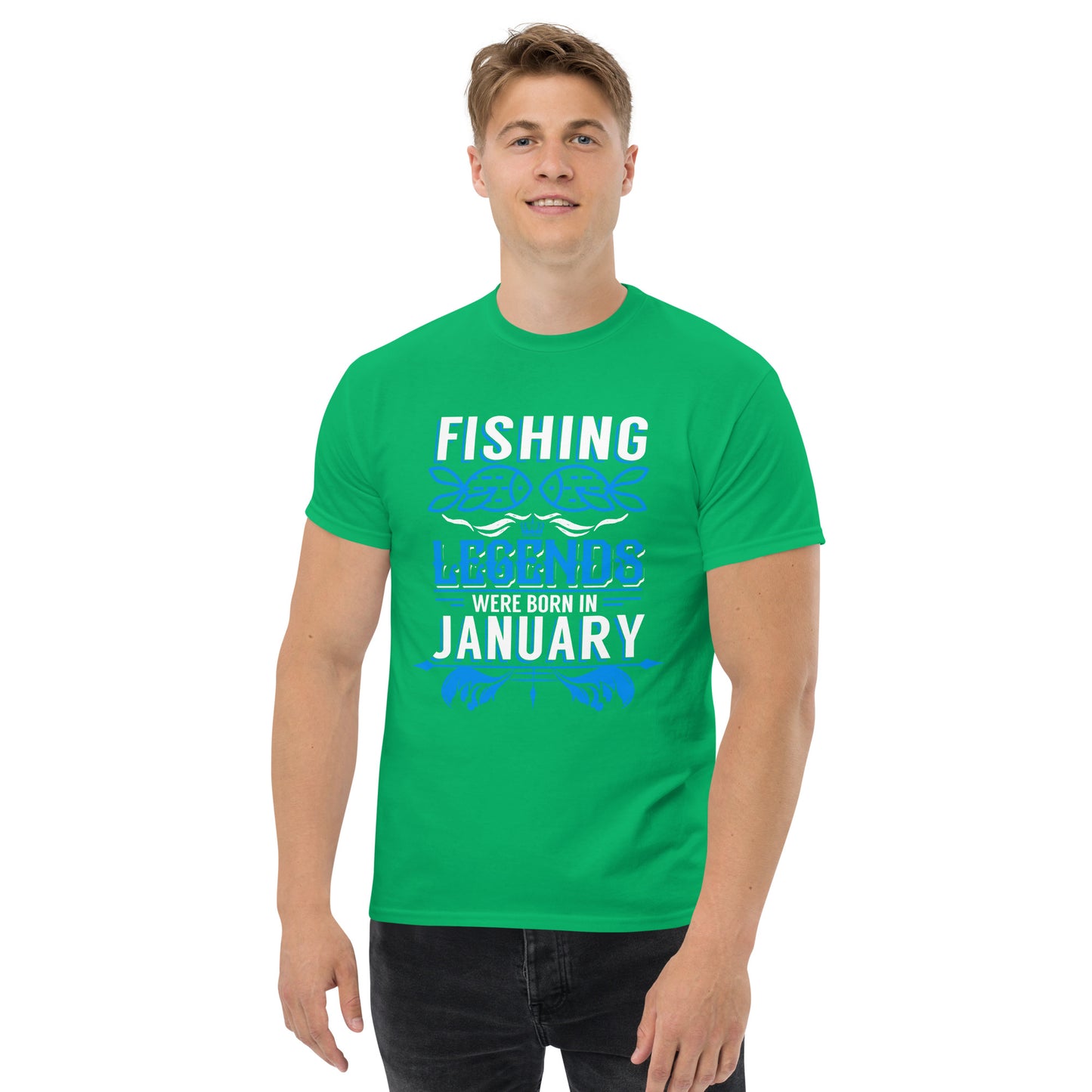 Fishing Legends Were Born In January T-Shirt