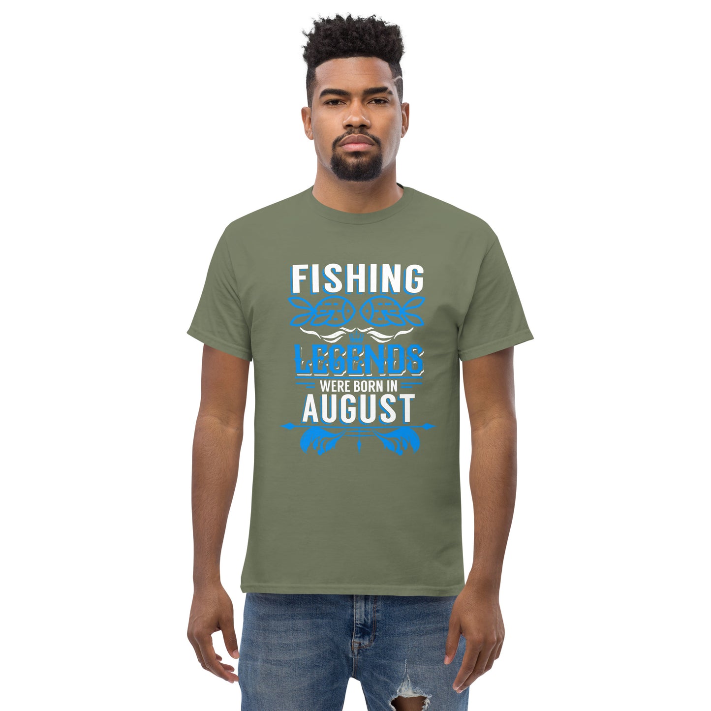 Fishing Legends Were Born In August T-Shirt