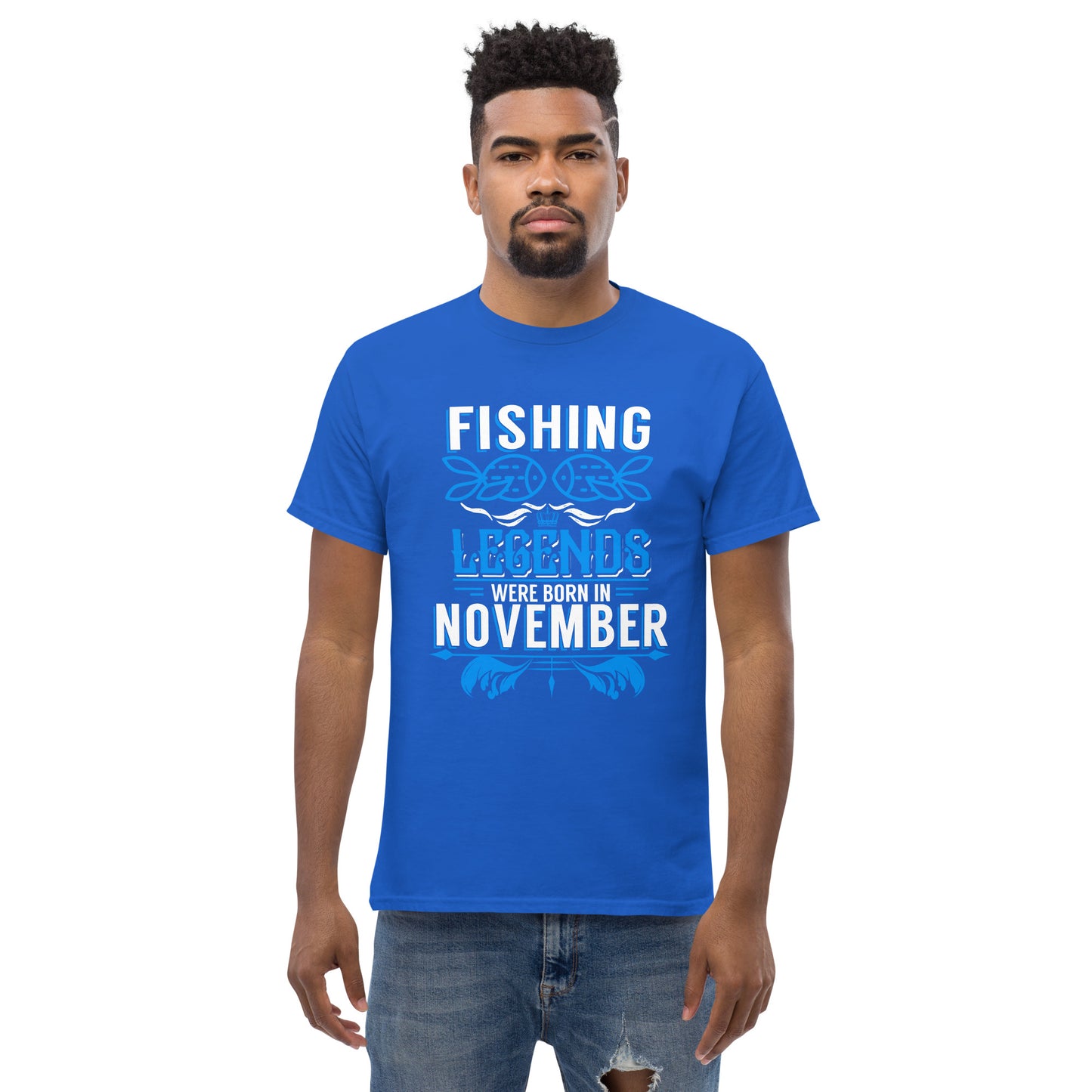 Fishing Legends Were Born In November T-Shirt