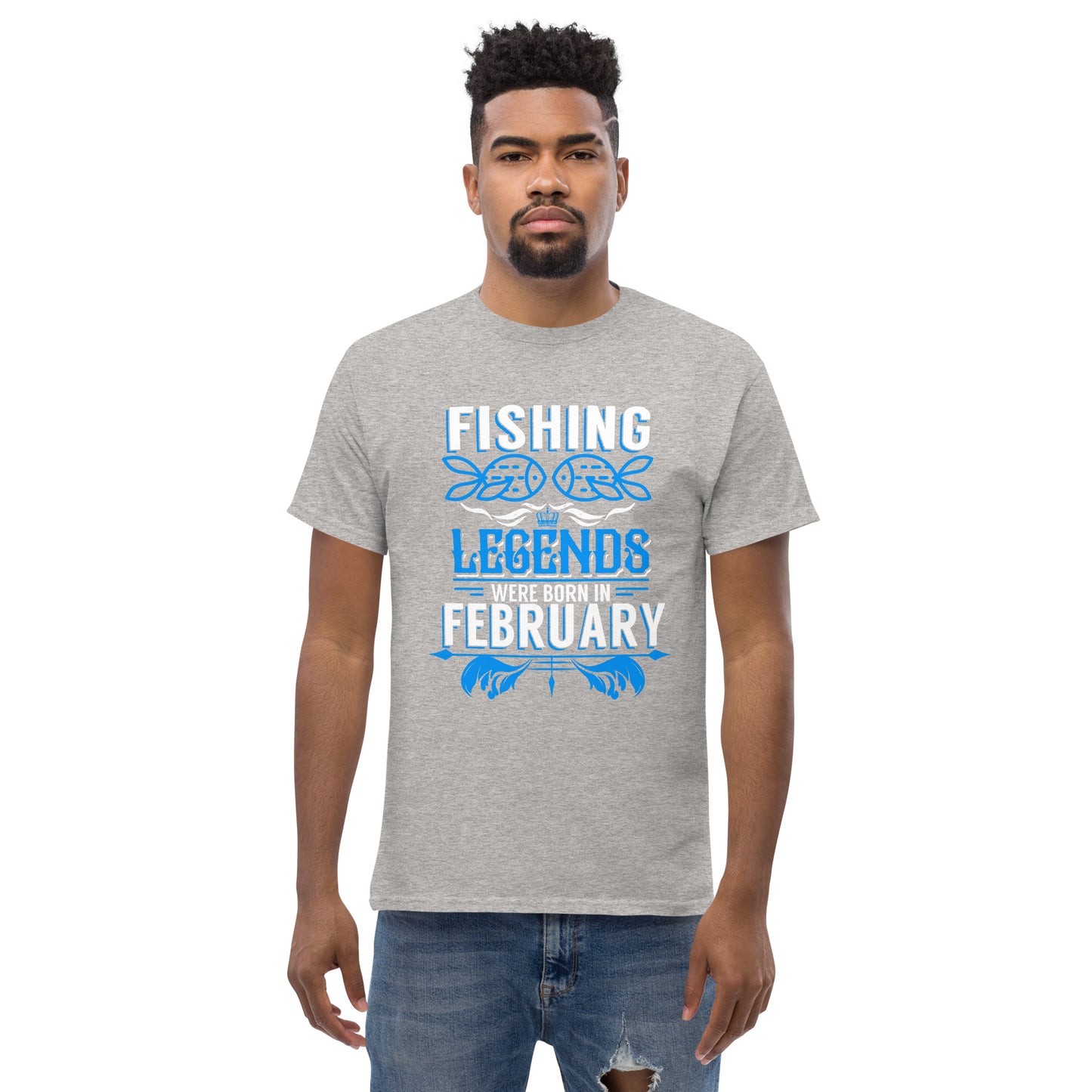 Fishing Legends Were Born In February T-Shirt