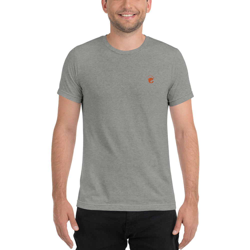 Fitted Durable Vintage T-Shirt - Orange