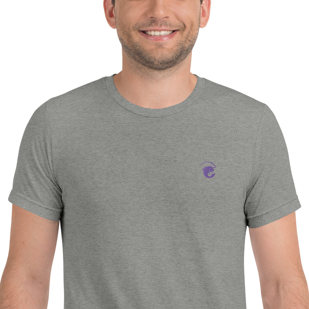 Fitted Durable Vintage T-Shirt - Purple