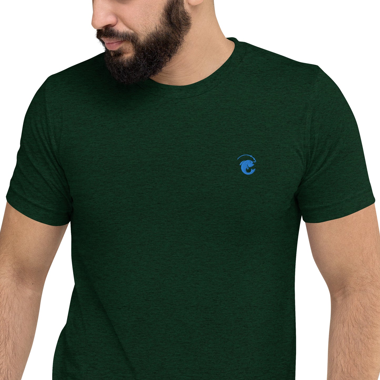 Fitted Durable Vintage T-Shirt - Aqua