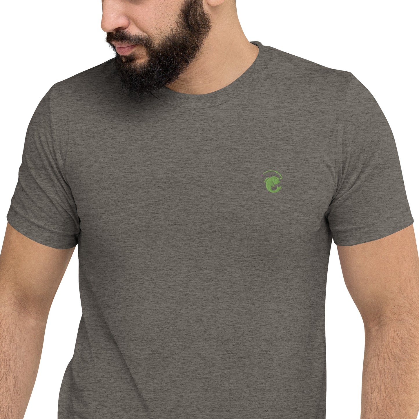 Fitted Durable Vintage T-Shirt - Light Green