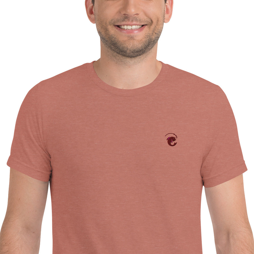 Fitted Durable Vintage T-Shirt - Maroon