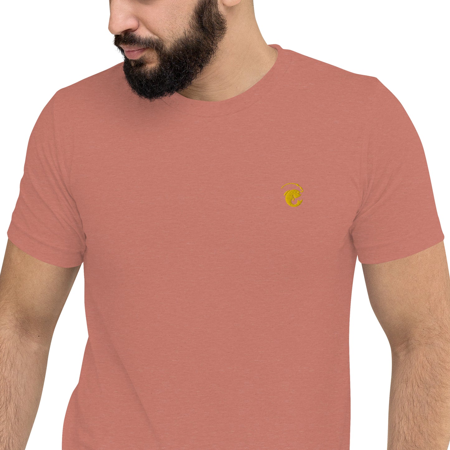 Fitted Durable Vintage T-Shirt - Light Gold