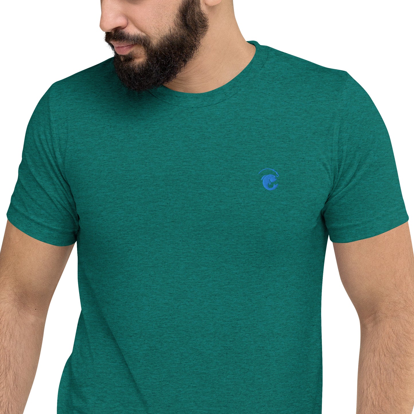 Fitted Durable Vintage T-Shirt - Aqua